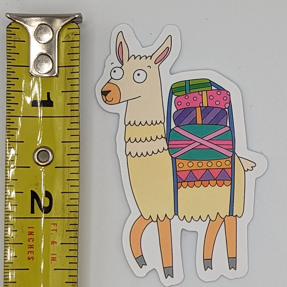 Llama Sticker - Picture 2 of 2